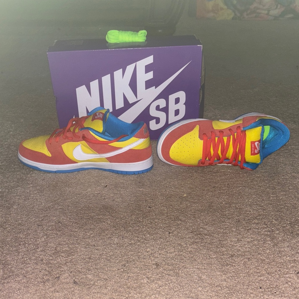 Nike SB Red and Yellow Athletic Shoes Size Men 13